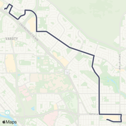 Calgary Transit Dalhousie Station / Lions Park Station map