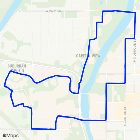 CAMBUS Blue map