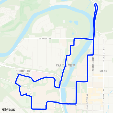 CAMBUS Blue map