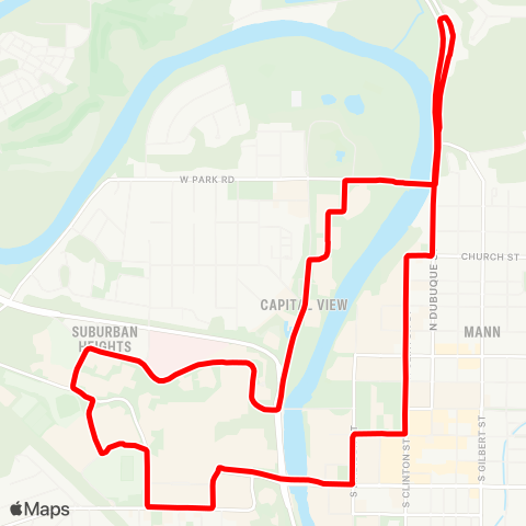 CAMBUS Red map