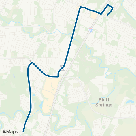 CapMetro Southpark Meadows map