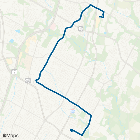 CapMetro Metric / Rundberg map