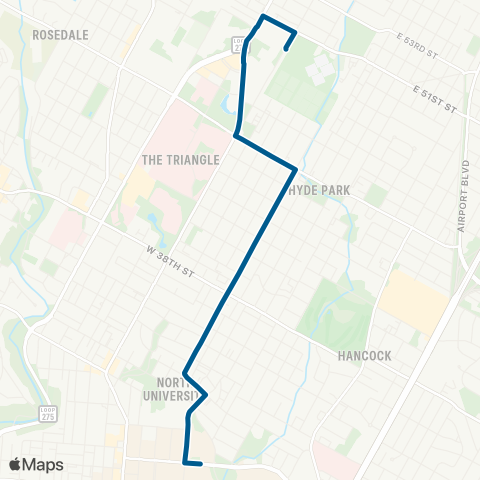 CapMetro Intramural Fields / UT map