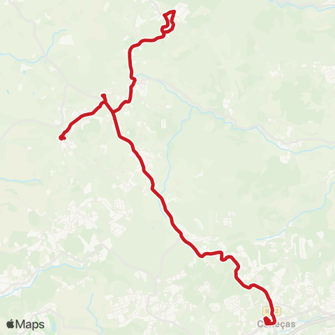 Carris Metropolitana Almargem Bispo (Largo) - Caneças (Largo Vieira Caldas) map