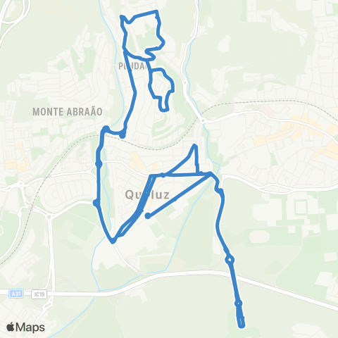 Carris Metropolitana Amadora (Hospital) | Circular map