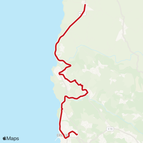 Carris Metropolitana Ericeira (Terminal) - Barril map