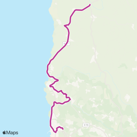 Carris Metropolitana Aranha (Rotunda) - Ericeira (Terminal) map