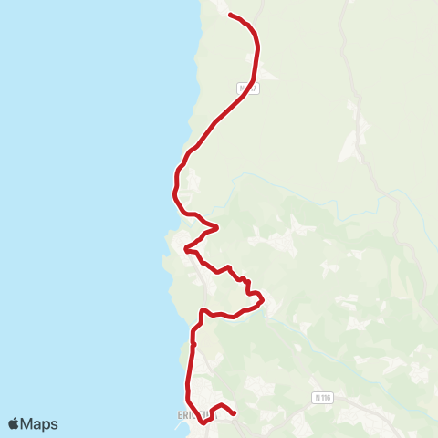 Carris Metropolitana Assenta - Ericeira (Terminal) map