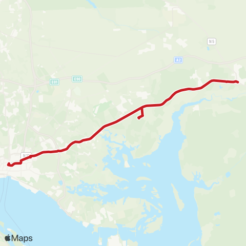 Carris Metropolitana Águas De Moura - Setúbal (Its) map