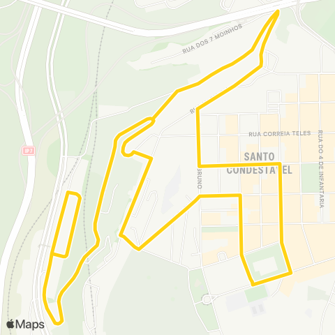 Carris Campo Ourique map