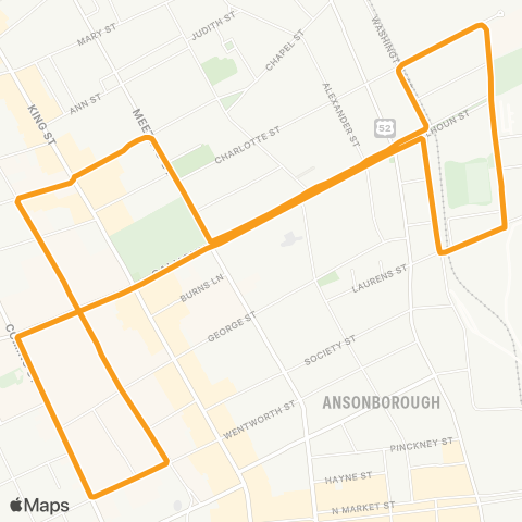 CARTA C of C/Aquarium Shuttle map