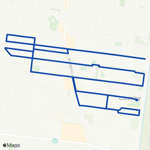 CART Cudahy Area Rapid Transit map