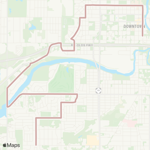 CATA Waverly - Colonial Village map