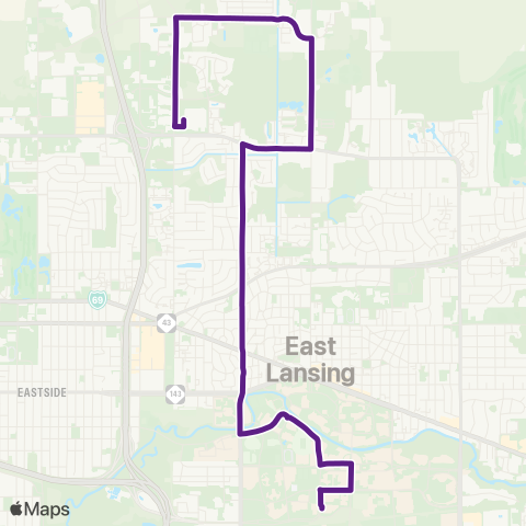 CATA North Harrison map