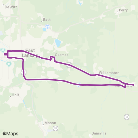 CATA Williamston - Webberville Ldt map