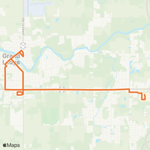 CATA Grand Ledge Connector map