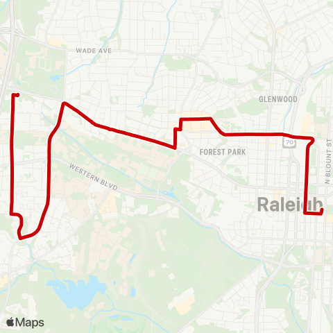 GORaleigh Method map