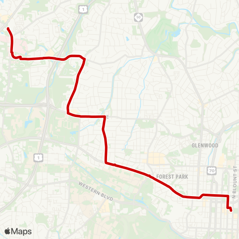 GORaleigh Rex Hospital map