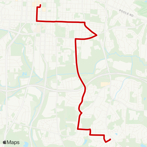 GORaleigh Biltmore Hills map