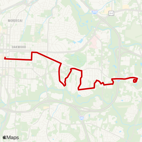 GORaleigh Poole map