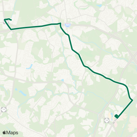 CATS North Meck Connector map