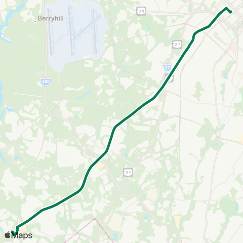 CATS South Tryon map