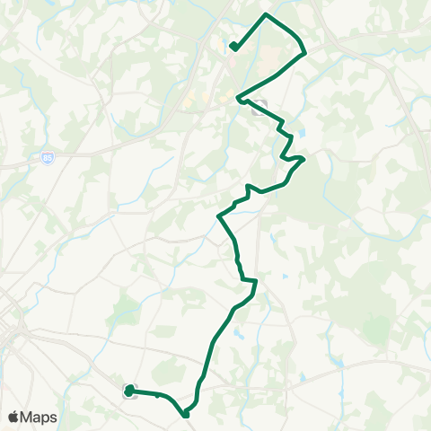 CATS UNCC / JW Clay map