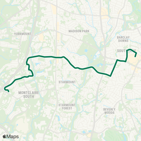 CATS Archdale / South Park map