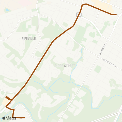 CAT 5th St Station map