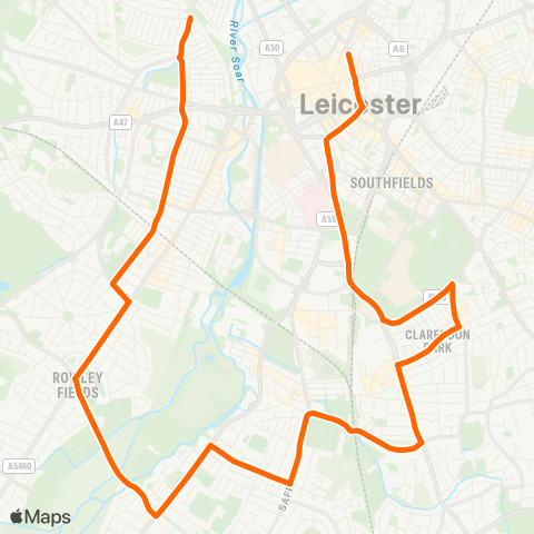 Centrebus  map