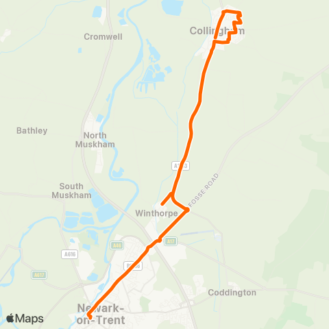 Centrebus  map