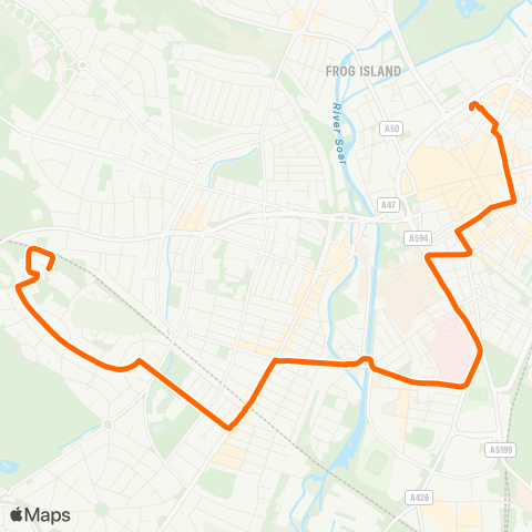 Centrebus  map