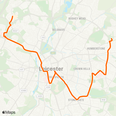 Centrebus  map