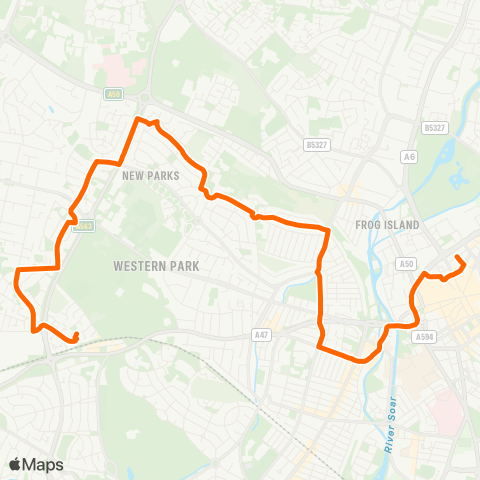 Centrebus  map