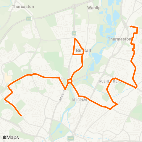 Centrebus  map