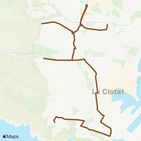 Ciotabus La Garde / Bucelle / Fardeloup / Piscine map