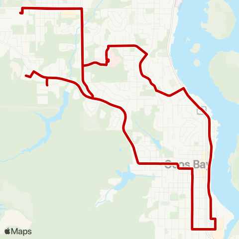 CCATD Coos Bay map