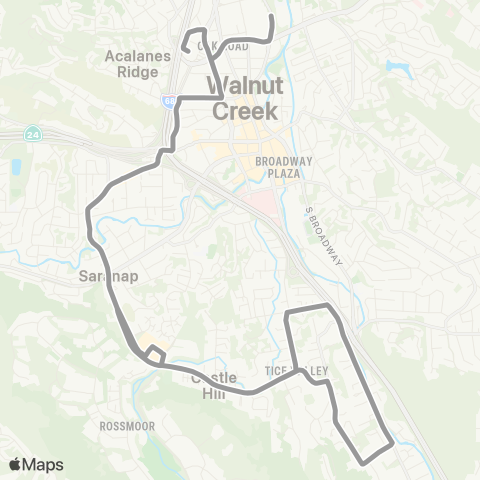 County Connection Rossmoor / WCI map