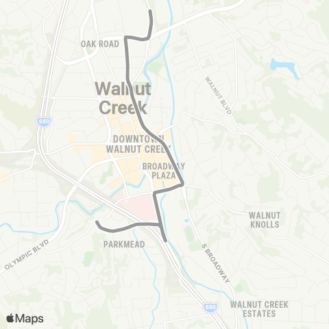 County Connection Creekside / WCI map