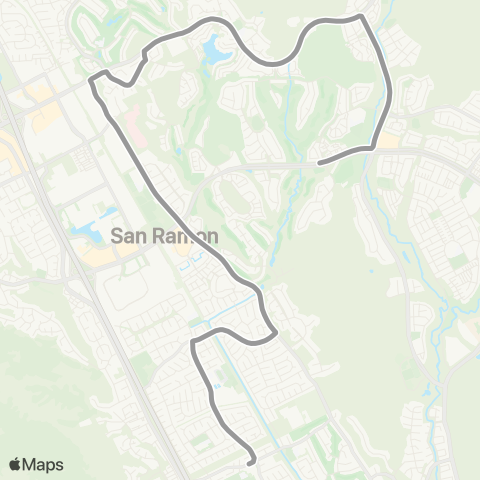 County Connection Cal High / Pine Valley Middle map