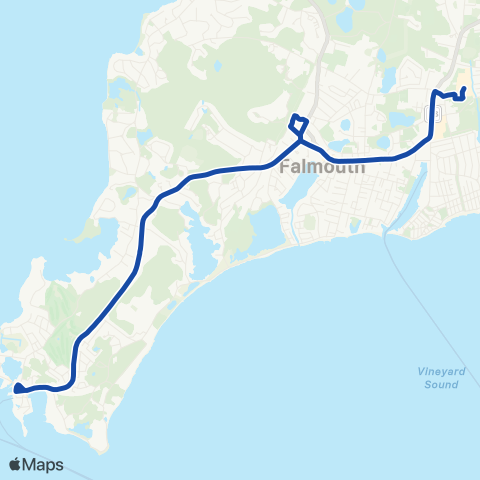 Cape Cod RTA WHOOSH Trolley map