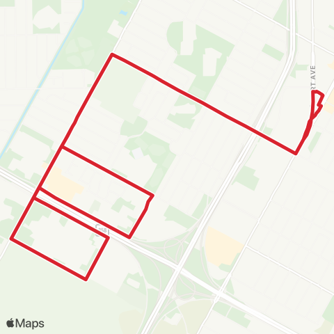 CCRTA Gollihar / Greenwood map