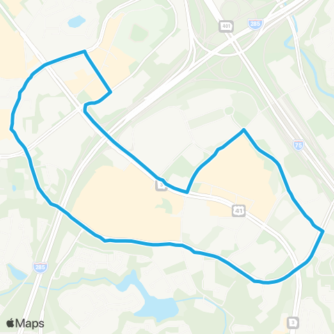 CobbLinc Cumberland Transfer Ctc / Battery map