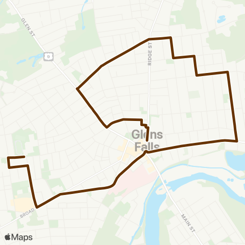 CDTA East-West Commuter map