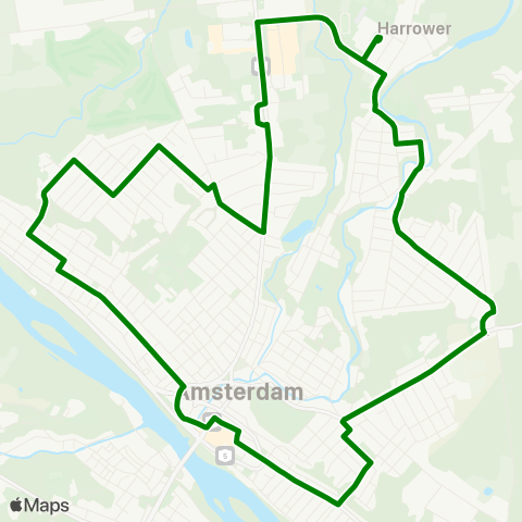 CDTA Neighborhood Belt map