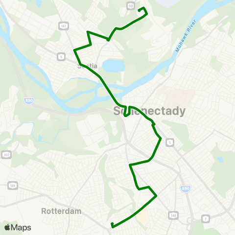 CDTA Scotia-Mt.Pleasant map