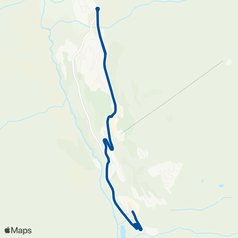 Navettes Cœur de Tarentaise Circuit des Bruyères map