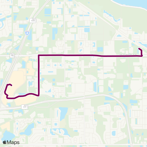 LYNX West Sr 46 / Seminole Towne Center map