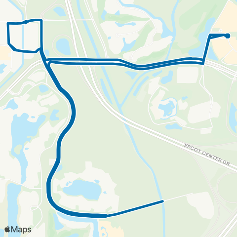 LYNX Disney Circulator map