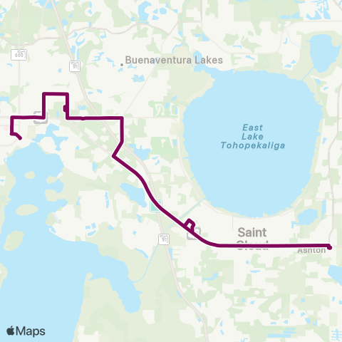 LYNX E. U. S. 192 / St. Cloud map